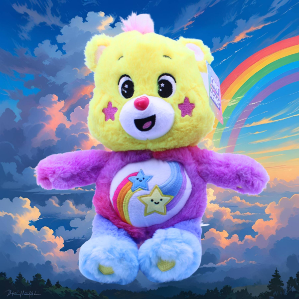 Care Bears Plüschfigur Sternschnuppe – Glücksbärchi ca. 25 cm | Neu 2025